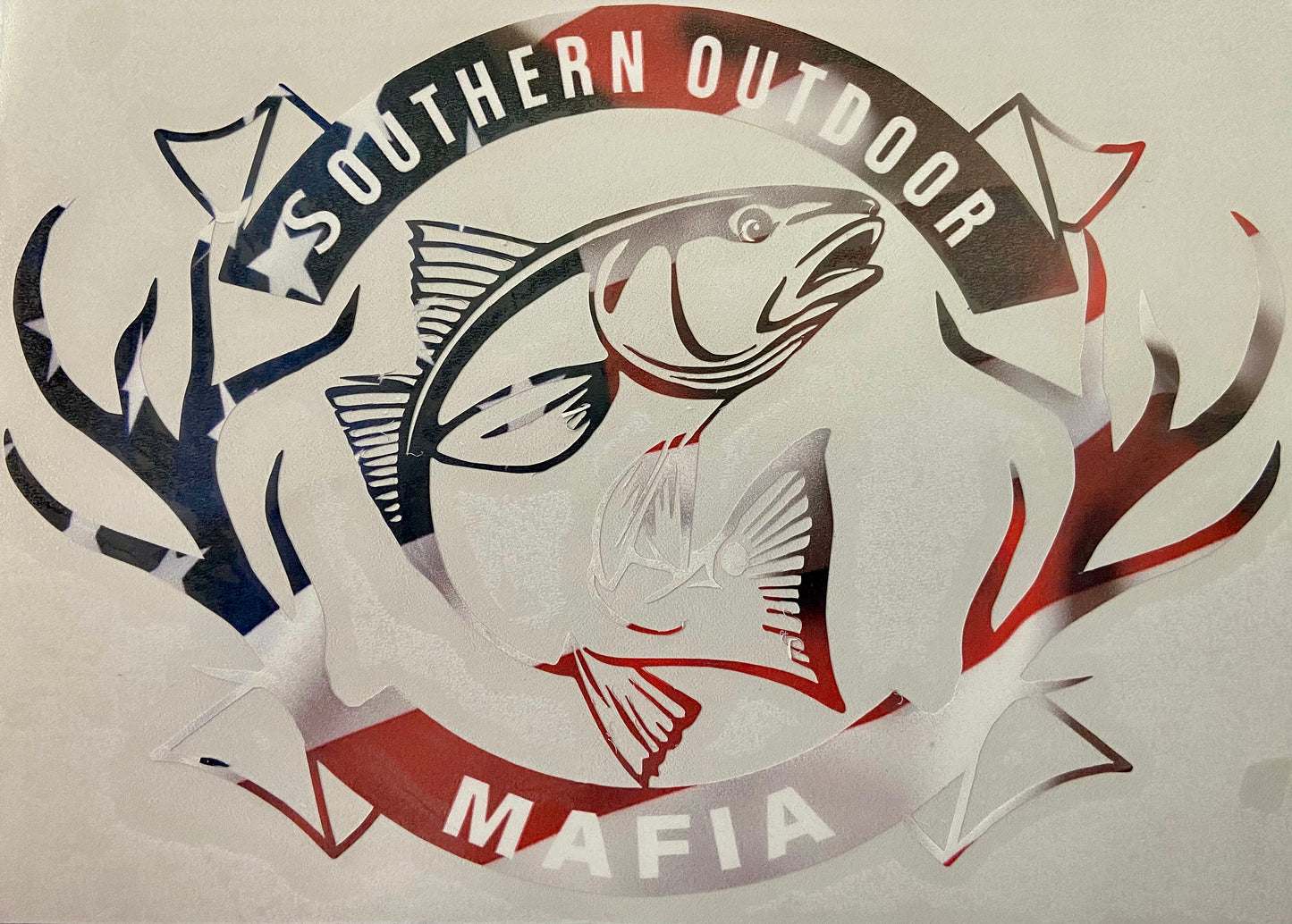 12" Redfish Decal