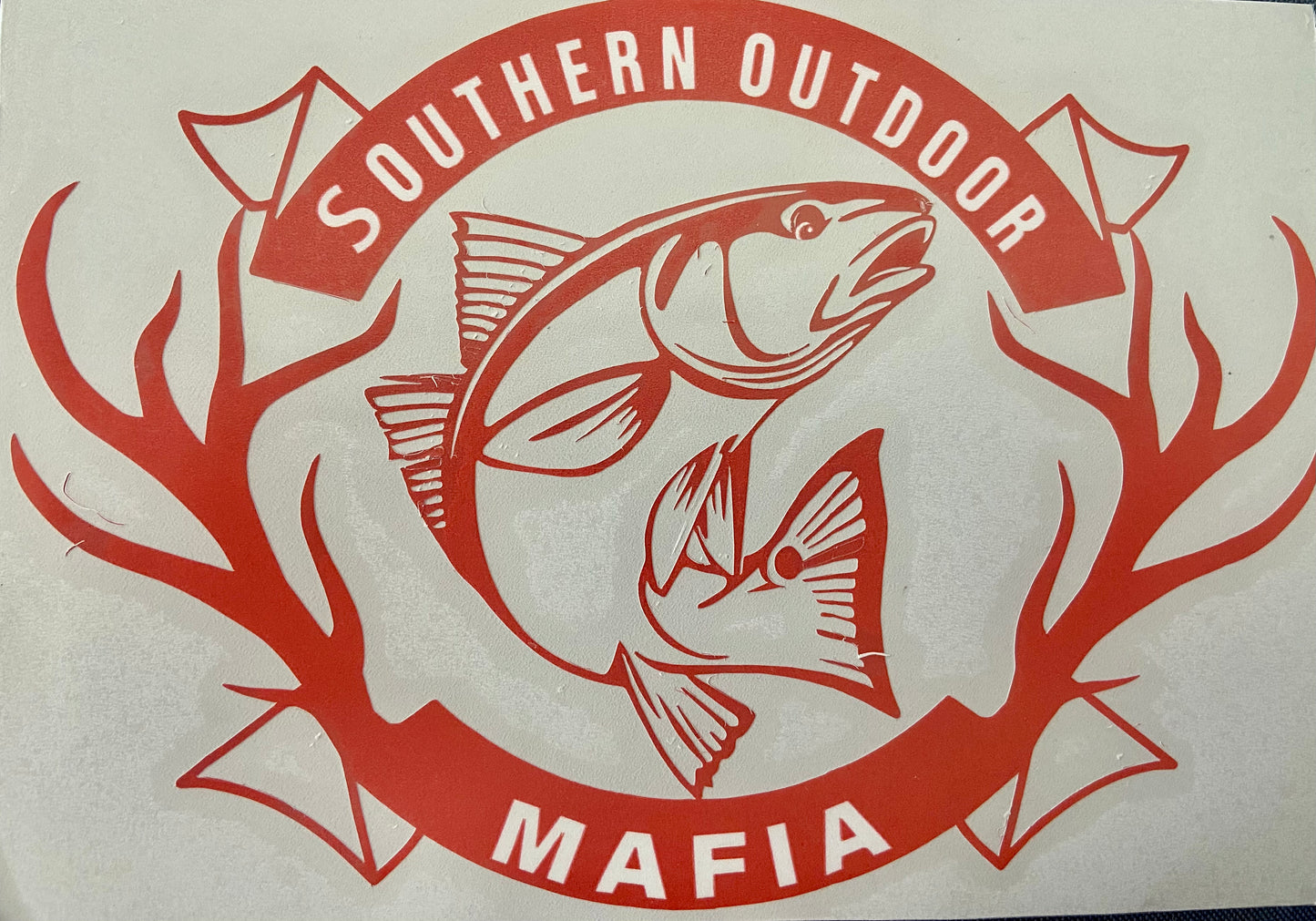 12" Redfish Decal