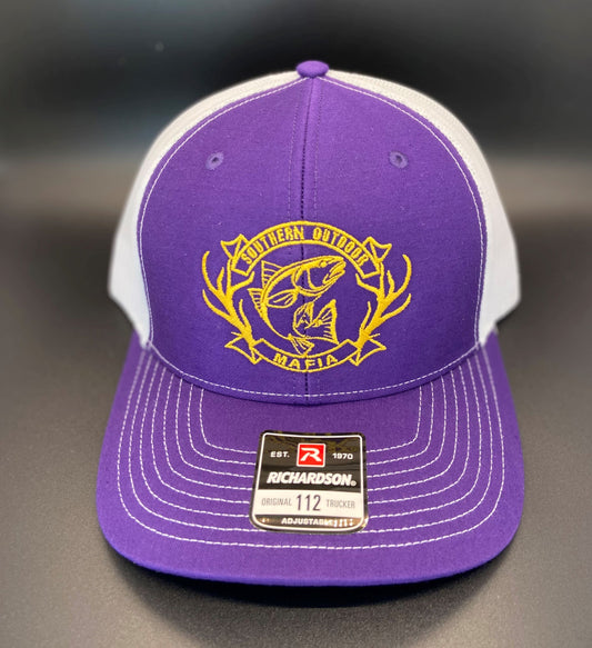 Redfish Purple and Yellow Trucker Hat